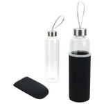 Laguna 18 oz Glass Bottle - Medium Black
