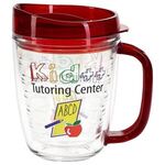 Lakeshore 12 oz Tritan™ Mug with Translucent Handle  Lid - Clear Red