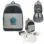 Lakeside Picnic Set Cooler Backpack -  