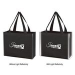 Laminated Reflective Non-Woven Shopper Bag -  