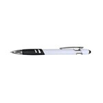 Landon Incline Stylus Pen - White with Black