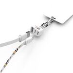 Lanyard: Charging Cable & Lanyard - White