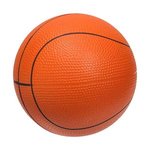 Large Basketball Stress Reliever - Medium Orange