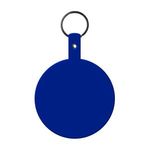 Large Circle Flexible Key Tag - Blue