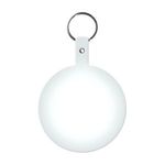 Large Circle Flexible Key Tag - Translucent Frost