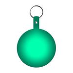 Large Circle Flexible Key Tag - Translucent Green