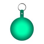 Large Circle Flexible Key Tag - Translucent Green
