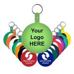 Buy Custom Printed Large Circle Flexible Key Tag