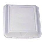 Large Compartment - Foam Hinged Deli Containers - The 500 Line