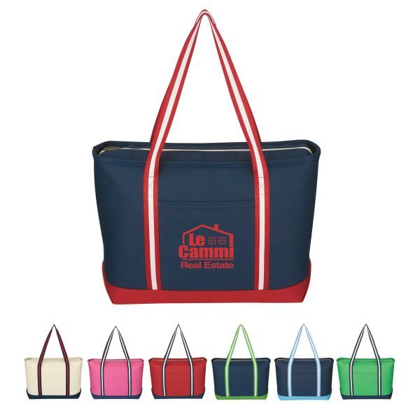 Main Product Image for Imprinted Large Cotton Canvas Admiral Tote Bag
