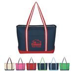 Buy Imprinted Large Cotton Canvas Admiral Tote Bag