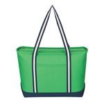 Large Cotton Canvas Admiral Tote Bag -  