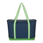 Large Cotton Canvas Admiral Tote Bag -  
