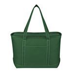 Large Cotton Canvas Yacht Tote Bag -  