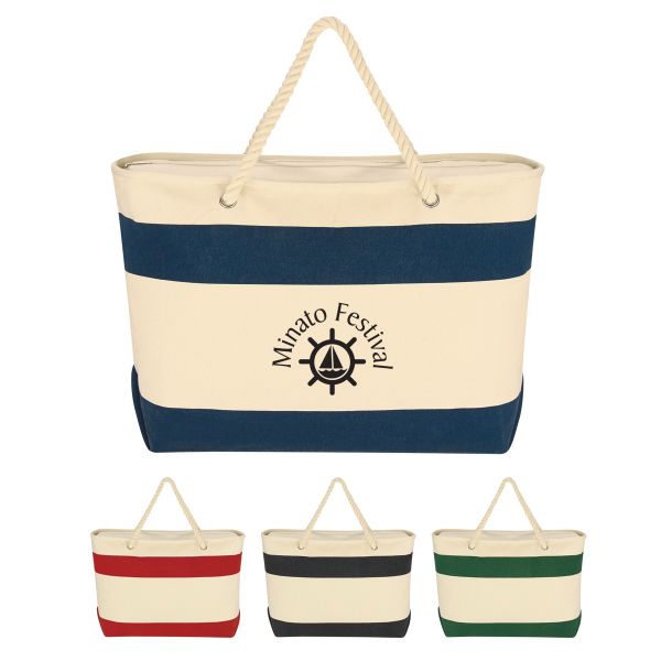 Main Product Image for Custom Printed Large Cruising Tote Bag With Rope Handles