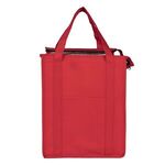 Large Insulated 12"x16" Cooler Zipper Tote Bag - Red