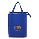 Large Insulated 12"x16" Cooler Zipper Tote Bag -  