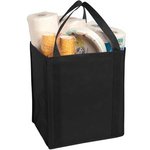 Large Non-Woven Grocery Tote - Black
