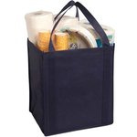 Large Non-Woven Grocery Tote - Navy