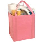 Large Non-Woven Grocery Tote - Pink