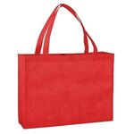 LARGE NON-WOVEN SHOPPING TOTE BAG - Red