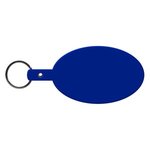 Large Oval Flexible Key Tag - Blue