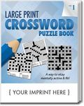 LARGE Print Crossword Puzzle Book - Volume 1 -  