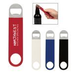 Large Vinyl Coated Stainless Steel Bottle Opener -  