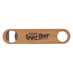 Large Wood Bottle Opener -  