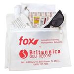 Layover - 15 Piece Golf Kit in Travel Pouch with Zipper - White