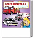 Learn About 9-1-1 Coloring and Activity Book Fun Pack - Standard