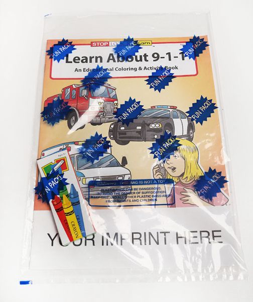 Main Product Image for Learn About 9-1-1 Coloring And Activity Book Fun Pack