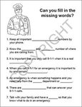 Learn About 9-1-1 Coloring and Activity Book Fun Pack -  