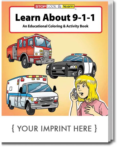 Main Product Image for Learn About 9-1-1 Coloring And Activity Book USA Made