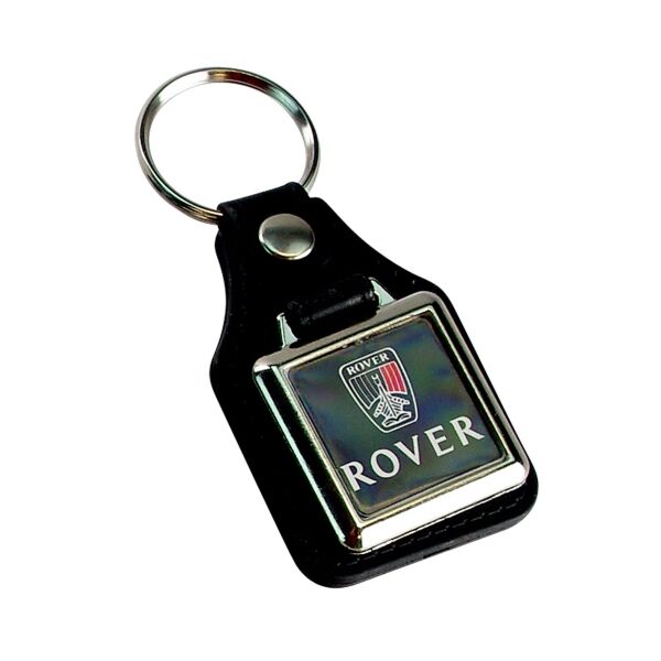 Main Product Image for Leatherette Metal Square Key Tag