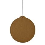Leatherette Ornament - Circle -  