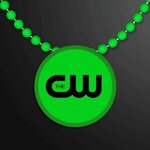 Buy LED Circle Badge with Beads - Green