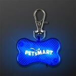LED Dog Bone Safety Pet Light - Blue