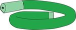 LED Flash Tube Bracelets - Assorted Green & Red - Green