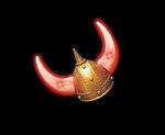 LED Light Up Viking Helmet - Red