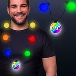 Buy LED Medallion Ball Necklace - Variety Of Colors Available