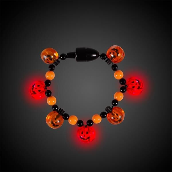 Main Product Image for LED Pumpkin Bead Bracelet