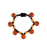 LED Pumpkin Bead Bracelet -  