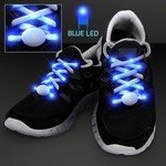 LED SHOELACES FOR NIGHT FUN RUNS - Blue