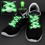 LED SHOELACES FOR NIGHT FUN RUNS - Green
