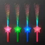 LED Shooting Star Sparkling Fiber Optic Wands -  