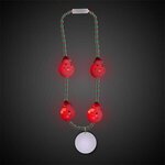 LED Snowman Bead Necklace - Digital -  