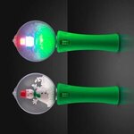 LED Spinning Snowman Light Wand