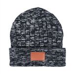 Leeman™ Heathered Knit Cuffed Rib Beanie -  