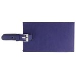 Leeman New York Whitney Rectangular Luggage Tag - Navy